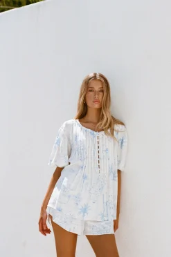 Fashion SABO Leta Top-Santorini