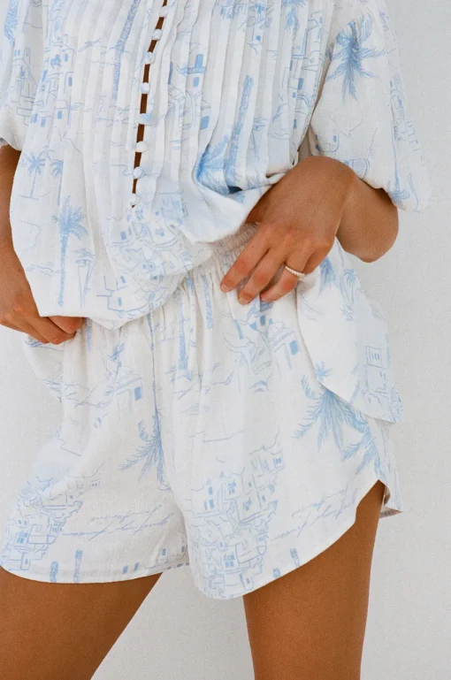 Fashion SABO Leta Top-Santorini