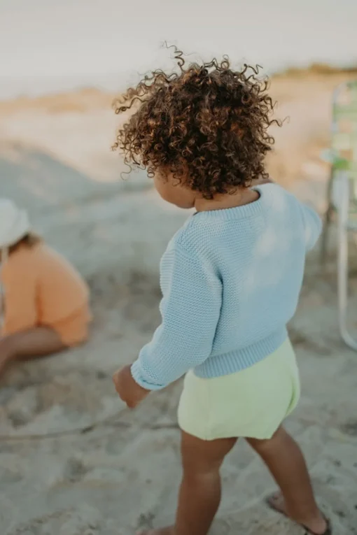 Cheap SABO Lime Mini Knit Shorts