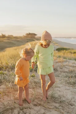 Cheap SABO Lime Mini Knit Shorts