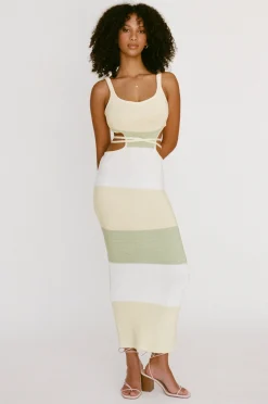 Cheap SABO London Knit Dress-Citrus