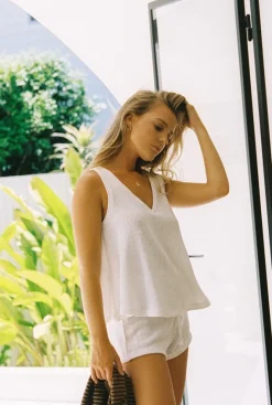 Hot SABO Lyla Knit Tank-Cream
