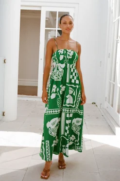 Fashion SABO Maia Dress-Lemoni Green