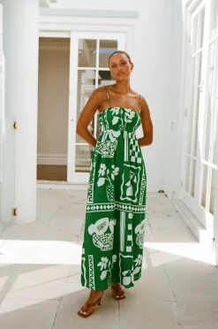 Fashion SABO Maia Dress-Lemoni Green