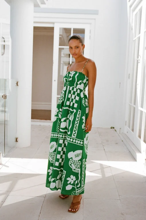 Fashion SABO Maia Dress-Lemoni Green