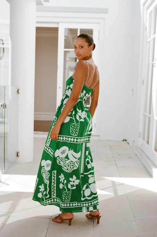 Fashion SABO Maia Dress-Lemoni Green