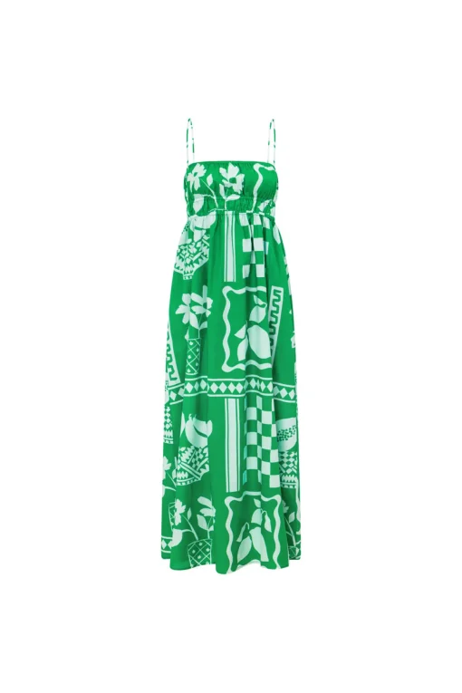 Fashion SABO Maia Dress-Lemoni Green