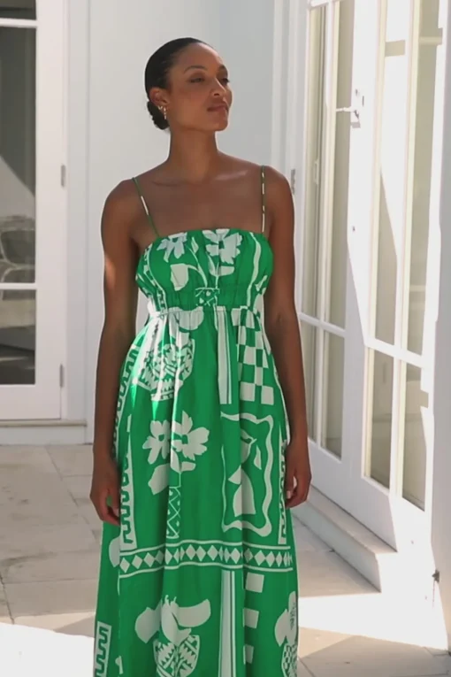 Fashion SABO Maia Dress-Lemoni Green