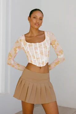 Best Sale SABO Majella Corset Top-Smudge Ditsy