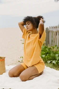 Best Sale SABO Mellow Tee-Mustard
