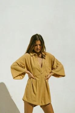 Outlet SABO Milena Playsuit-Toffee