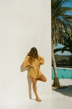 Outlet SABO Milena Playsuit-Toffee