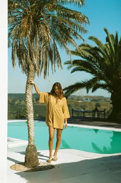 Outlet SABO Milena Playsuit-Toffee