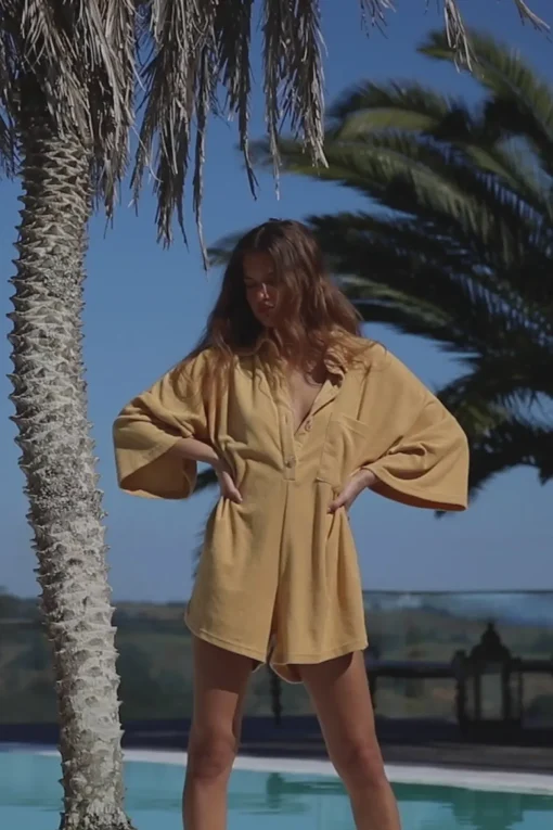 Outlet SABO Milena Playsuit-Toffee