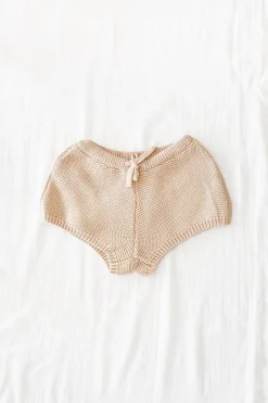 Outlet SABO Mocha Mini Knit Shorts