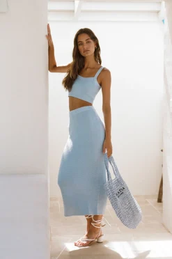 Shop SABO Nooa Skirt-Blue