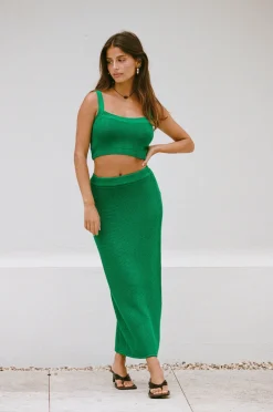 Cheap SABO Nooa Skirt-Emerald