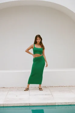 Cheap SABO Nooa Skirt-Emerald