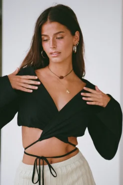 Discount SABO Norella Wrap Top