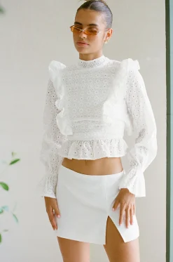 Best Sale SABO Nubia Top-Embroidered