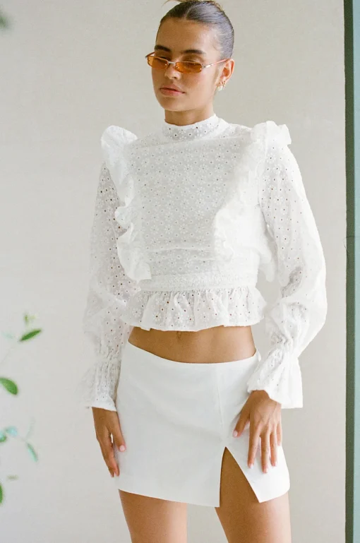 Best Sale SABO Nubia Top-Embroidered