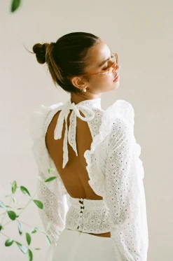 Best Sale SABO Nubia Top-Embroidered