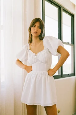 Outlet SABO Nyrobi Dress-White