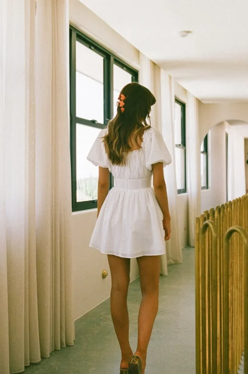 Outlet SABO Nyrobi Dress-White