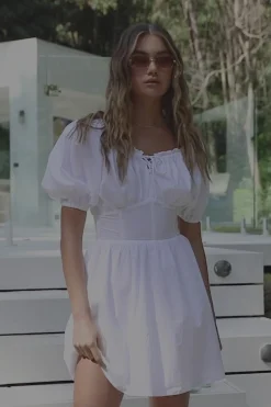 Outlet SABO Nyrobi Dress-White