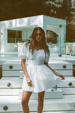 Outlet SABO Nyrobi Dress-White