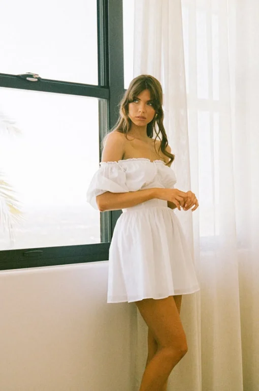 Outlet SABO Nyrobi Dress-White