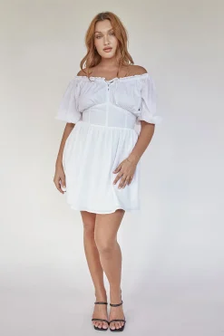 Outlet SABO Nyrobi Dress-White
