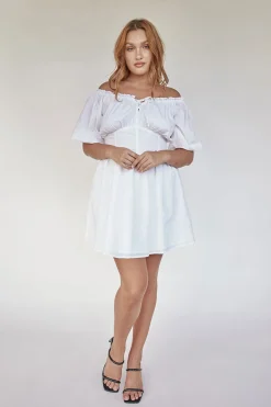Outlet SABO Nyrobi Dress-White