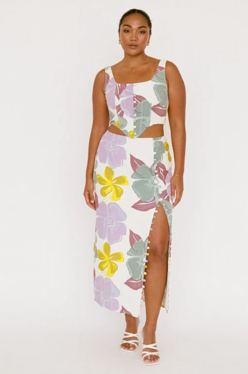 Best Sale SABO Oralia Skirt-Royal Floral