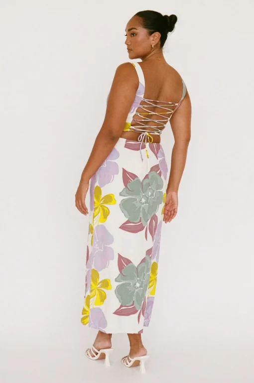 Best Sale SABO Oralia Skirt-Royal Floral