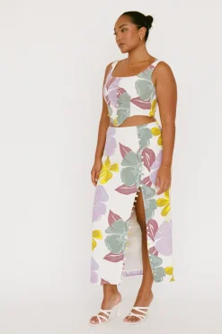 Best Sale SABO Oralia Skirt-Royal Floral