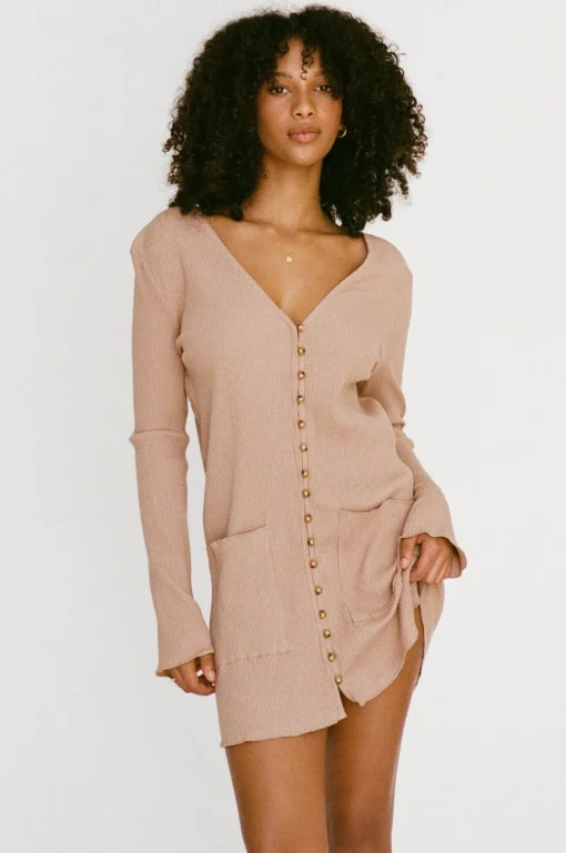 Flash Sale SABO Pax Dress-Tan