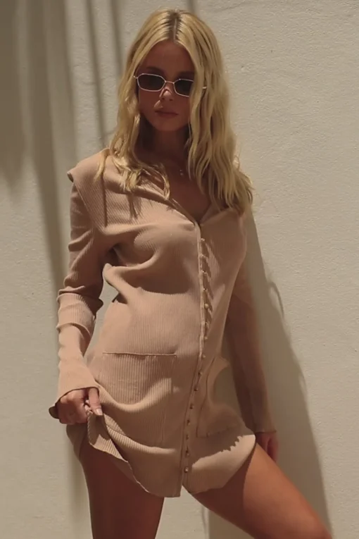 Flash Sale SABO Pax Dress-Tan