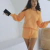 Outlet SABO Peach Knit Shorts