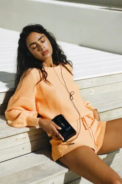 Outlet SABO Peach Knit Shorts