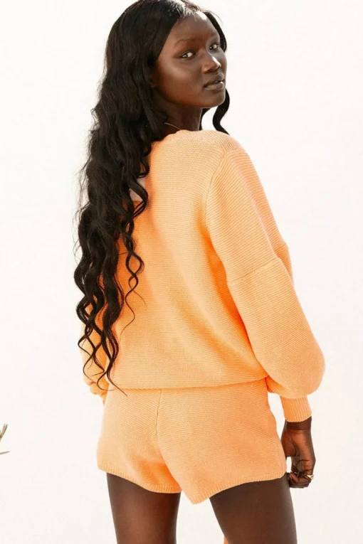 Outlet SABO Peach Knit Shorts