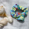Hot SABO Retro Floral Scrunchie-Blue
