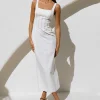 Online SABO Ricardo Midi Dress-White