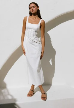 Online SABO Ricardo Midi Dress-White