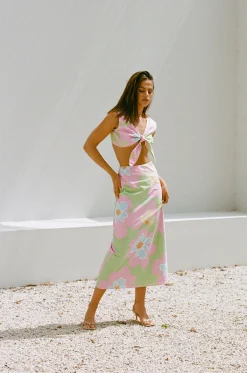 Sale SABO Samira Midi Skirt-Hana Green