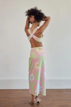 Sale SABO Samira Midi Skirt-Hana Green