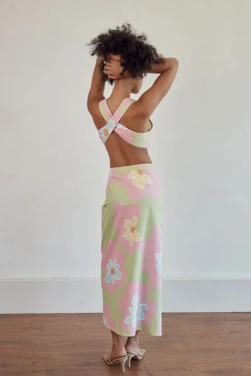 Sale SABO Samira Midi Skirt-Hana Green
