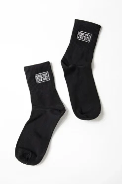 Outlet SABO Sbo Crew Socks-Black