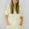 Flash Sale SABO Siesta Pj Shorts-Lemon