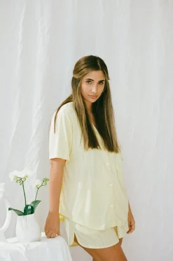Flash Sale SABO Siesta Pj Shorts-Lemon